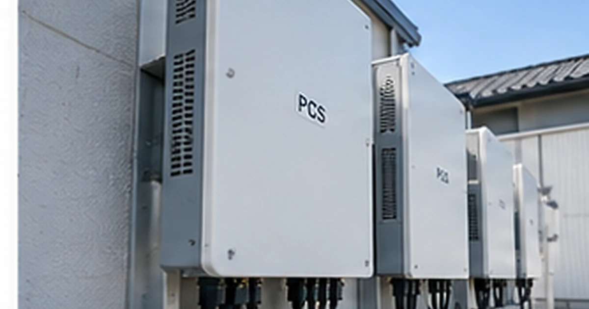 太陽光発電設備のパワーコンディショナ（PCS）